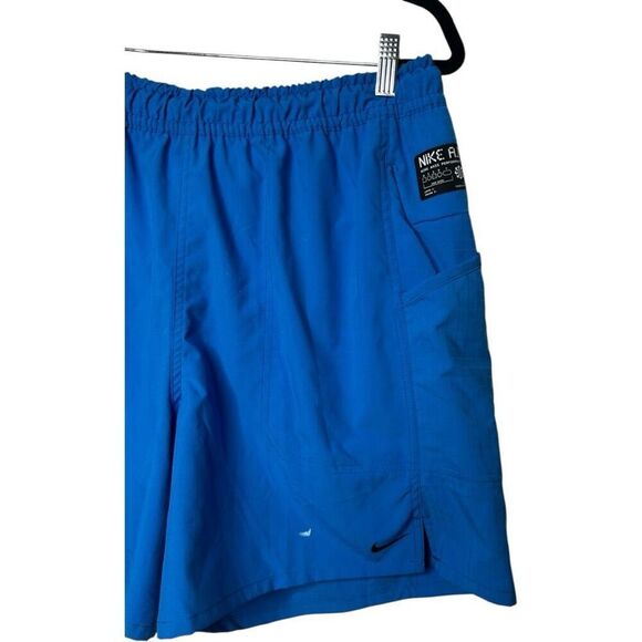 Nike Dri-Fit ADV Blue Ripstitch Shorts Size XL 5" Lightweight Training Running - Picture 2 of 11